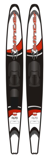 Stinger skis F59 Junior Combo pair